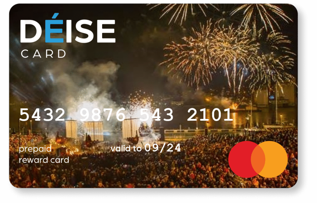 Deise Card Debit Card for shopping local. Summer Spraoi Edition.