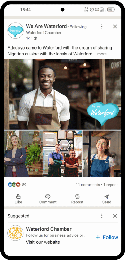 We are Waterford Campaign featuring local business owners v1