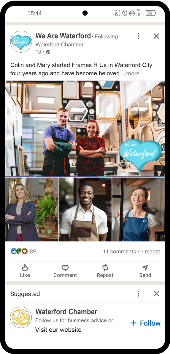 We are Waterford Campaign featuring local business owners v3