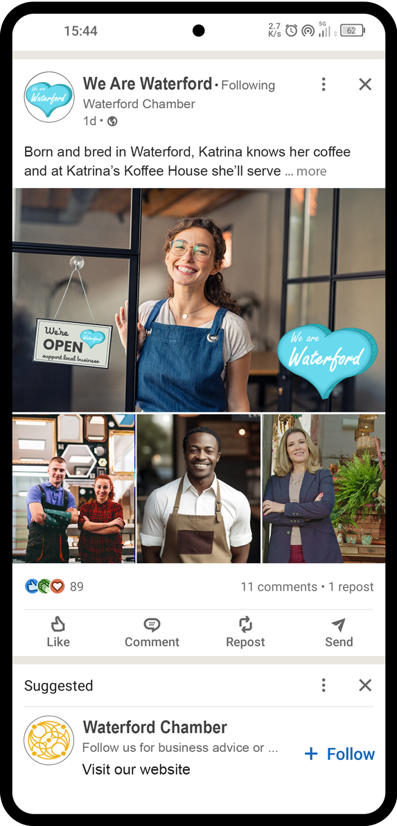 We are Waterford Campaign featuring local business owners v4