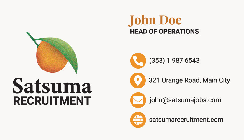 Satsuma Business Card Front