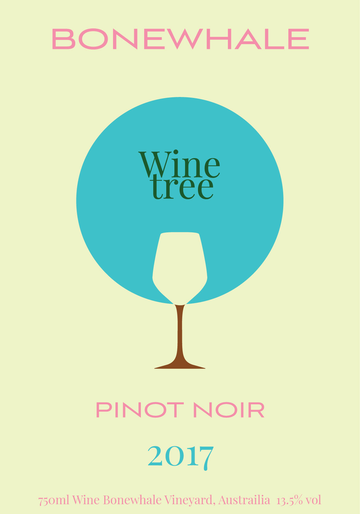 Wine Tree Pinot Noir Label